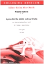 Ayres for the Violin in Four Parts fr 3 Violinen und Basso continuo Partitur und Stimmen