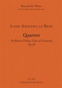 Quartett op.28  f�r Klavier, Violine, Viola und Violoncello Partitur und Stimmen
