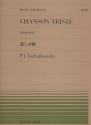 Chanson Triste Klavier