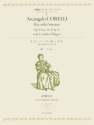Recorder Sonatas Blockflte und Cembalo obligat Partitur und Stimme