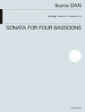 Sonata for Four Bassoons 4 Fagotte Partitur und Stimmen