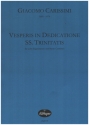 Vesperis in Dedicatione SS. Trinitatis fr 8 Singstimmen und Basso Continuo Partitur