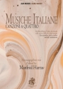 Musiche Italiane - Canzoni a Quattro fr Blockflten, Violen da Gamba, andere Instrumente Partitur und Stimmen