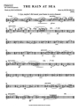 The Rain at Sea (Parts) SATB and Clarinet, Cello and Piano Set Of Parts