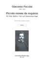 Piccola messa da requiem fr Viola, Bariton, gem Chor und Harmonium/Orgel Partitur