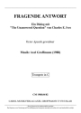 Fragende Antwort (1988) fr Trompete in B oder C und Orgel Trompete in C
