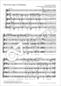 The twelve days of Christmas Ensemble/Coro SATBB Partitur