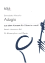 Adagio aus dem Oboenkonzert in c-Moll fr Altsaxophon und Klavier