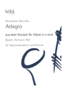 Adagio aus dem Oboenkonzert in c-Moll fr Sopransaxophon und Klavier