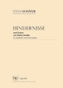 Hindernisse f�r Stimme und Kontrabass Spielpartitur