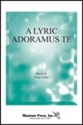 A Lyric Adoramus Te 2-Part Choir Chorpartitur