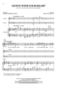 Listen with Your Heart SATB, Violin and Cello Chorpartitur
