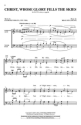 Christ, Whose Glory Fills the Skies SATB a Cappella Chorpartitur