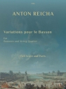 Variations pour le Basson for bassoon and string quartet full score and parts