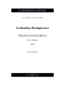 Piano Concerto in A minor op. 2 for piano and orchestra solo piano part