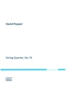 String Quartet op.74  for string quartet score and parts