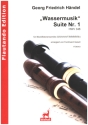 Wassermusik Suite Nr.1 HWV348 fr Blockfltenensemble (SSAAATBBBBSb) Partitur und Stimmen