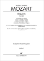 Requiem (Arman-Fassung) Soli SATB, Coro SATB, 2 Corni di bassetto, 2 Fg, 2 Tr, 3 Trb, Timp, 2 Vl, Va, Bc Einzelstimme, Violine 1