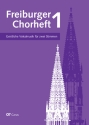 Freiburger Chorheft 1 fr 2-st. gem Chor und Tasteninstrument (Melodieinstrumente) Chorbuch