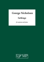 Settings Soprano and Piano Book & Part[s]