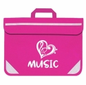 Music Bag Duo Heart Royal Pink