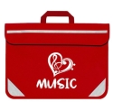 Music Bag Duo Heart Royal Red