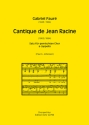 Cantique de Jean Racine   fr gem Chor a cappella Partitur/Chorpartitur