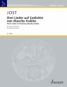 3 Lieder auf Gedichte von Mascha Kalko fr Sopran und Klavier