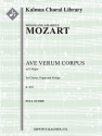 Ave Verum Corpus, K. 618 (score) Scores