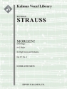 Morgen from Four Songs, Op 27/4 (f/o) Full Orchestra
