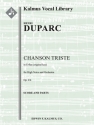 Chanson Triste Eb (High voice, f/o) Full Orchestra