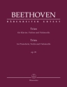 Trios op.70 fr Klavier, Violine und Violoncello Partitur und Stimmen