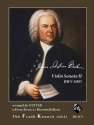Violin Sonata No.2 BWV 1003 pour guitare