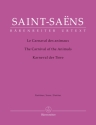 Le Carnaval des animaux pour flute (petite flute), clarinette, piano 1&2, harmonica, xylophone et cordes  partition
