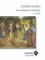 Six Chansons  Verlaine for vocal and guitar
