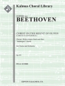 Christ on the Mount of Olives Op 85 (sc) Scores