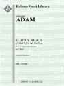O Holy Night (f/o score) for low voice and orchestra score