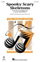 Spooky Scary Skeletons 3-Part Mixed Choir Choral Score