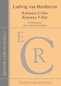 Romance G-Dur op.40 und Romance F-Dur op.50 fr Streichquartett Stimmen