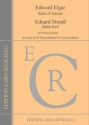 Salut dAmour (Elgar) und Bahn frei! (E. Strau) fr Streichquartett Stimmen