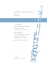 3 Sonaten fr Flte und Basso continuo/obligates Cembalo BWV 1033, 1031, 1020 fr 2 Flten Spielpartitur