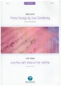 Three Songs by Lea Goldberg  for voice, clarinet and piano score and parts