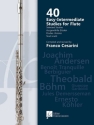 40 Easy-Intermediate Studies   for flute