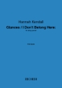 Glances / I Don't Belong Here String Quartet Set