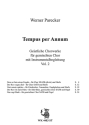 Tempus per Annum - Der Jahreskreis Band 2 f�r gem Chor und Instrumentalbegleitung Instrumentalstimmen komplett