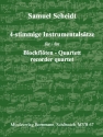 Vierstimmige Instrumentalstze fr 4 Blockflten (SATB) Partitur