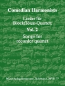 Comedian Harmonists Lieder Band 2  fr 4 Blockflten (AATB) Partitur