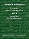 Comedian Harmonists Lieder Band 4 fr 4 Blockflten (AATB) Partitur
