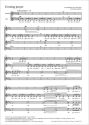 Evening prayer Coro SATB Partitur