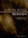 Requiem for solo mezzo-soprano, mixed choir and organ score (la)
